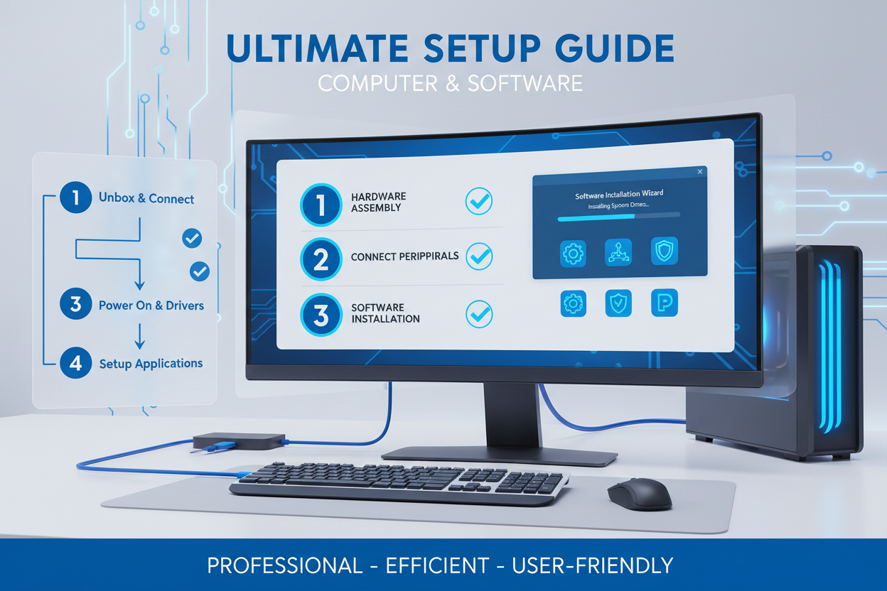 Digital Products & Services: Computer Setup + Software Installation (Non-Physical)